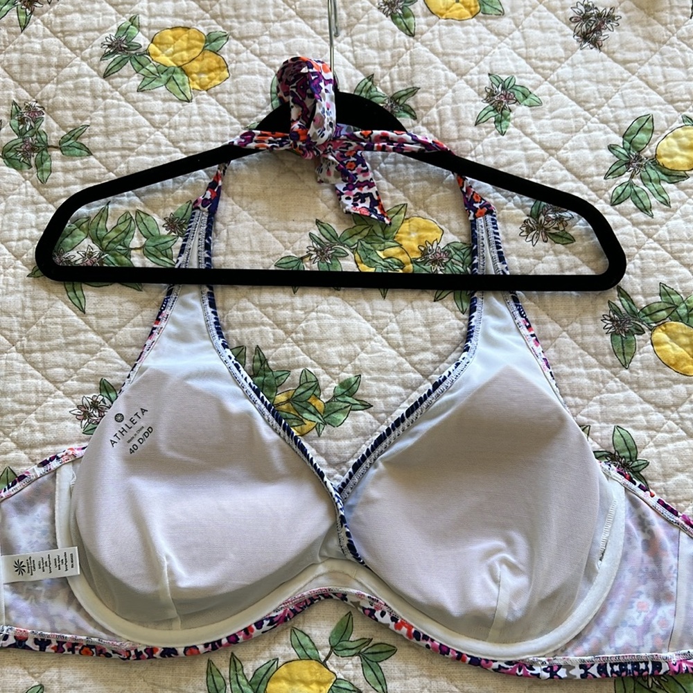 Athleta Ipanema Tara Halter Bikini top, 40D/DD - Picture 7 of 9